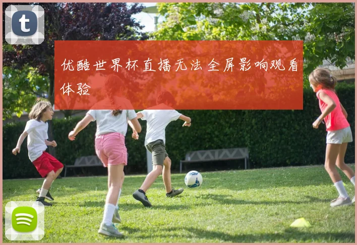 优酷世界杯直播无法全屏影响观看体验